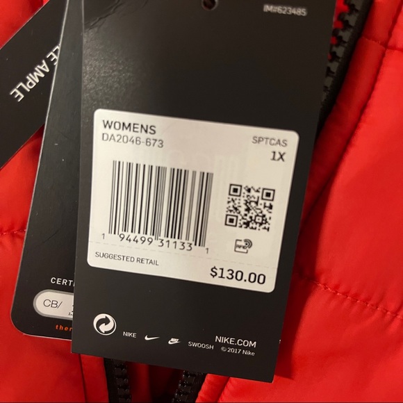 Nike Jacket NSW Core red Sportswear puffer coat - Picture 6 of 7